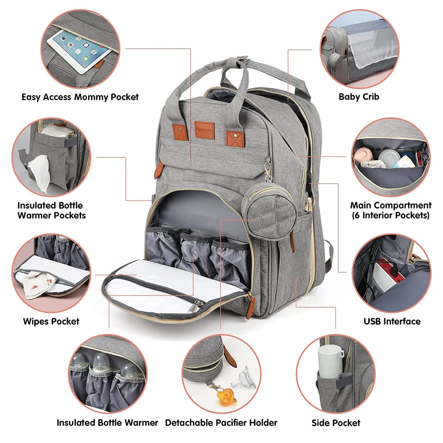 FeatherCare Baby Travel Bag