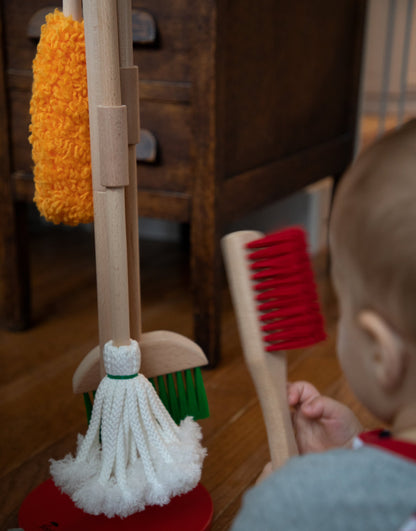 🧹 Feather Baby Cleaning Play Set